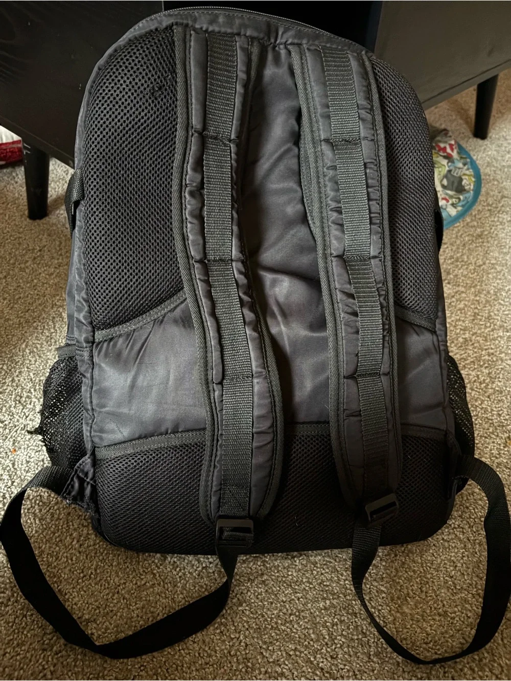 NFINITY Black Backpack with Hot Pink Infinity Logo
